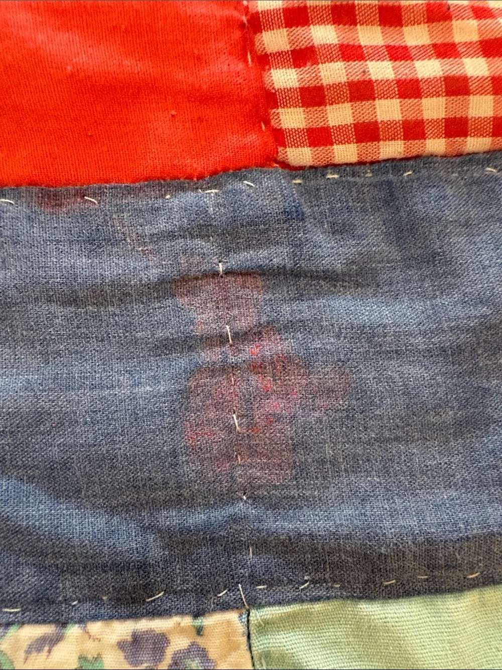 Vintage Hand stitched Patchwork Quilt